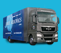 James Removals lorry